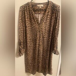 Michael Kors Animal Print Tunic Dress/Top